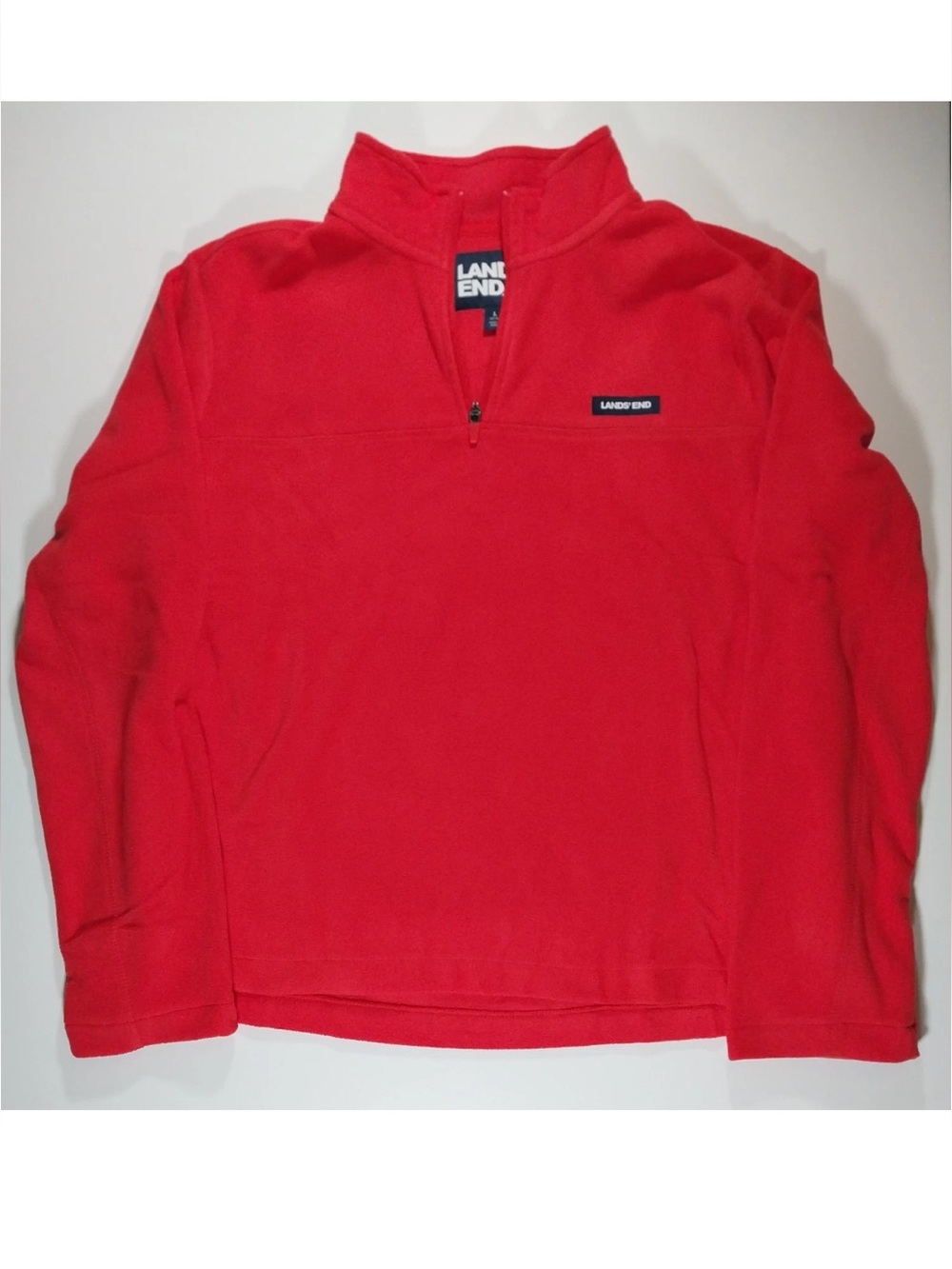 Lands’ End women’s size large quarter zip jacket